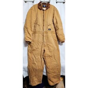 Walls Blizzard Pruf Men's Insulated Coveralls Suit Brown 2X-Large Regular